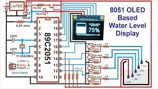 8051 OLED Based Water Level Display