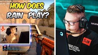 PRO PLAYERS REACTION TO RAIN PLAYS BEST OF RAIN CSGO Twitch Moments