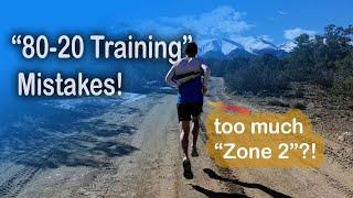 80-20 Running Rule Mistake and Zone 2 Training Why Runners do this wrong? Coach Sage Canaday