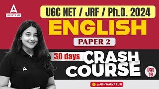 UGC NET English Literature Crash Course #19  English Literature by Aishwarya Puri