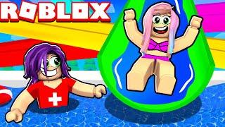 We went to Splash World Waterpark  Roblox Roleplay 