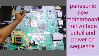 how to repairing dead Panasonic led tv power on sequence