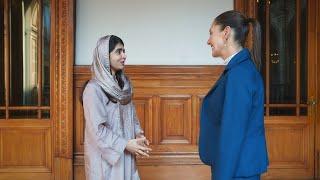 Reunión con Malala Yousafzai en Palacio Nacional