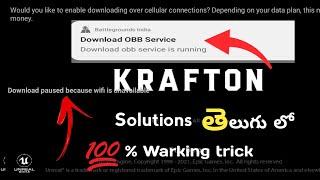 Battle ground mobile indian download OBB service is Running error problem solution in telugu