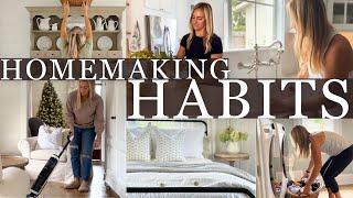 Homemaking Habits when its all Overwhelming.  Homemaking Motivation
