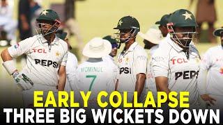 Incredible Bowling  Three Wickets Fall Early  Pakistan vs Bangladesh  1st Test Day 1 2024  PCB