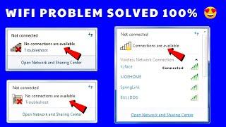 Fix Windows 7 Wifi Problem 2023  WIFI_Not Connected Windows 7  Laptop Wifi Not_Showing Windows 7