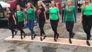 Fusion Fighters Dance Crew Perform in Temple Bar Dublin