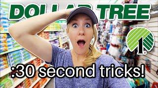 GENIUS 30 SECOND DOLLAR TREE HOME SECRETS you need to try now 