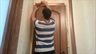 Установка наличников на межкомнатные двери installation of interior doors with their hands