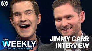 Hilarious Jimmy Carr interview  The Weekly with Charlie Pickering  ABC TV + iview