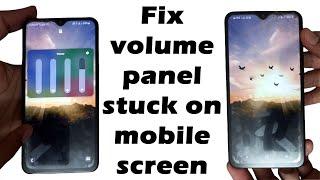 volume stuck on screen Samsung  Volume bar stuck on screen 2022