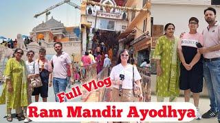 Ram Mandir Ayodhya Full Vlog  Travel With Family #rammandir #ayodhya