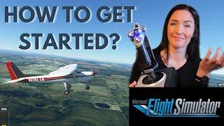 Flight Simulator 2020 Flight LESSONS  HOW TO GET STARTED  Pilot Teaches How to FLY - Tutorial #1