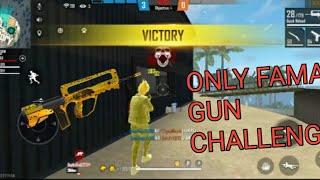 Only Famas gun challenge with random players