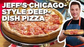 Jeff Mauros Chicago-Style Deep-Dish Pizza  Food Network