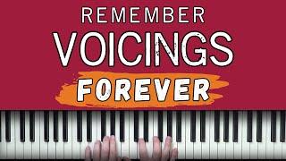 How To Remember Chords & Voicings Forever