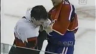 Montreal Canadiens vs Ottawa Senators Line Brawl 1996 Wade Redden vs Vladimir Malakhov