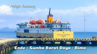 Keluar Dari Dermaga Ende Langsung Melaju Kencang KM Sabuk Nusantara 49