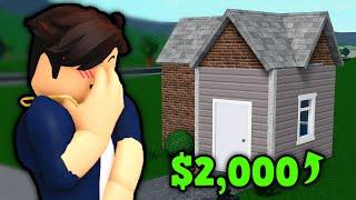 I Tried Building A Bloxburg House With ONLY $2000...