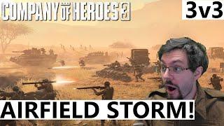 Airfield Storm - Company of Heroes 3 - 3v3