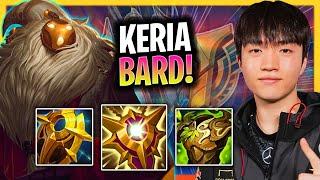 KERIA IS SO STRONG WITH BARD  T1 Keria Plays Bard Support vs Leona  Season 2024