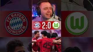 BAYERN SOUVERÄN GEGEN WOLFSBURG  #bundesliga #bayern #fcbayern #shorts #wolfsburg #goal #reaction