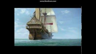 Black Sails S2E1 Flint & John Silver steal the Man O War and Escape the LUrca de Lima Shipwreck