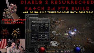 NEW Thunderstorm Nova Dream Sorceress  Diablo 2 Resurrected PTR Build