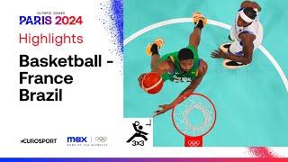 France 78-66 Brazil - Group B Mens Basketball Highlights  Paris 2024 Olympics  #Paris2024