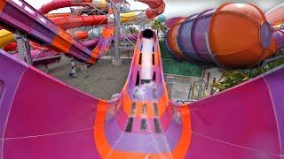 Insane Water Coaster & Funnel Hybrid Water Slide at Wild Rivers