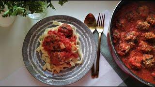 Фрикадельки итальянские польпетте  Polpette Italian Meatballs  Chiftele clasice italiene