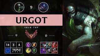 Urgot Top vs Jax - EUW Grandmaster Patch 14.12