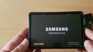 распаковка SSD samsung 860 EVO  original