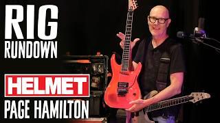 Helmets Page Hamilton Rig Rundown Guitar Gear Tour 2024