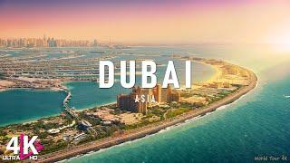 FLYING OVER DUBAI 4K UHD - Relaxing Piano Music With Wonderful Nature Videos For Stress Relief