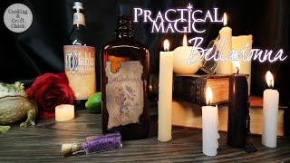 Belladonna  Practical Magic Prop  Deadly Nightshade  DIY Prop Bottle  Colored Epsom Salt  Witch