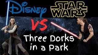 Disney Star Wars vs 3 Dorks in a Park