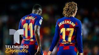 Optimismo en Can Barça Griezmann y Dembélé entrenan con el grupo  Telemundo Deportes