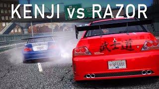 Kenji vs Razor  Junkman Lancer EVO VIII vs Turbo BMW M3 GTR Final Races in NFS MW