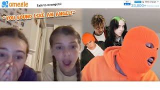 Singing Reactions on OMEGLE  Juice WRLD Billie Eilish The Kid Laroi + MORE