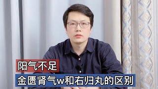 阳气不足，金匮肾气丸和右归丸的区别