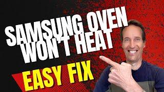  SAMSUNG GAS OVEN - WON’T HEAT UP -  QUICK & EASY FIX 