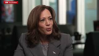 CNN Kamala Harris interview Harris talks about the strength of a leader