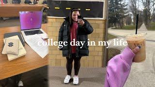 college day in my life  going to class stress office hours & homework