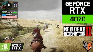 Red Dead Redemption 2  RTX 4070 12GB  4K Ultra Graphics  DLSS All Settings 