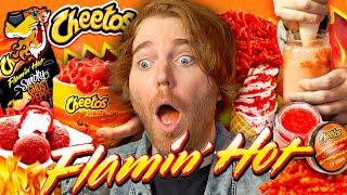 Tasting Every Flaming Hot Cheeto Product Ever