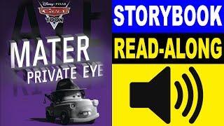 Cars Read Along Story book Read Aloud Story Books Cars - Mater Private Eye