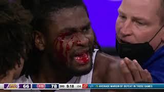 Isaiah Stewart and Lebron James Fight  Lebron James Ejected  Pistons VS Lakers  Mr Yt Aries
