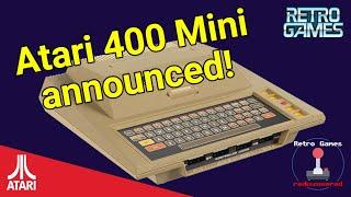 Retro Games have announced the Atari 400 Mini Relive the Golden Age of Gaming